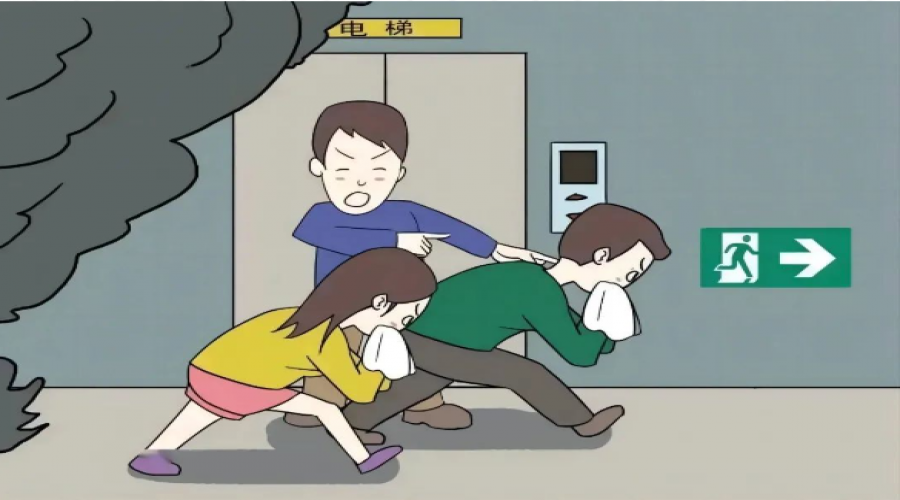 遭遇大火濃煙，如何逃生自救？